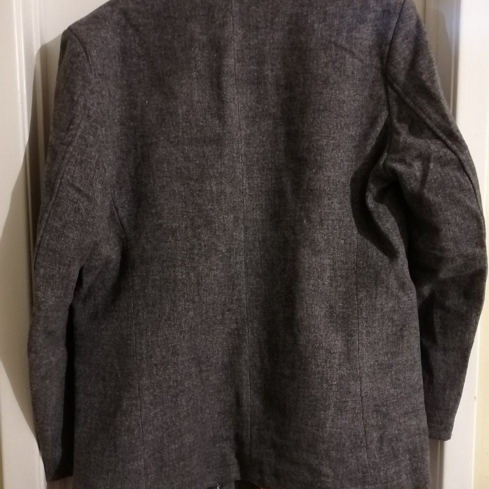 Wool Coat-Grey - Picture 3 of 9